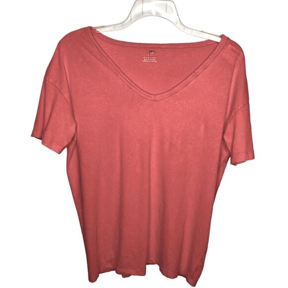 Aerie V-Neck Cotton T-Shirt Woman’s Size S/P - Picture 1 of 6